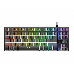TRUST Tastatura GXT833 THADO žična, RGB, gaming, crna