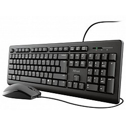 TRUST Tastatura+ miš Primo US, crni   23970