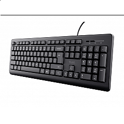 TRUST tastatura Basic žična, US, crna