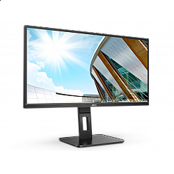 AOC monitor 24P2QM 23.8" , VA, 1920x1080, 75Hz, 4ms GtG, VGA,DVI,HDMI,DP,USB, pivot,visina, zvučnici, crna