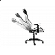 TRUST stolica GXT714 RUYA ECO gaming, crno bela