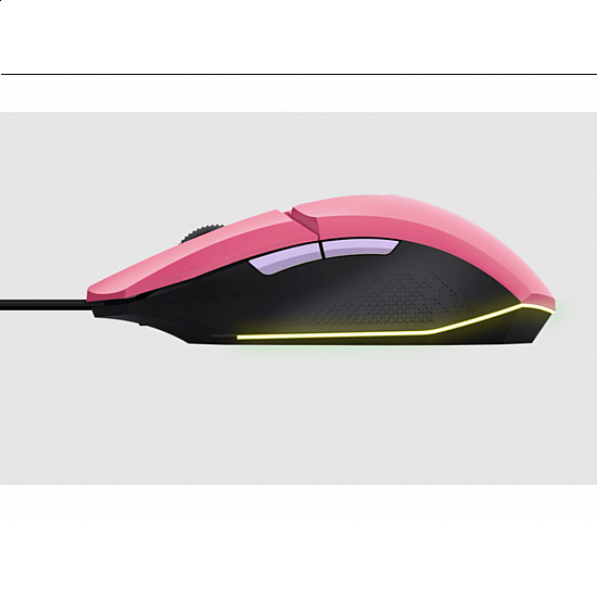 TRUST miš GXT109P FELOX gaming, pink