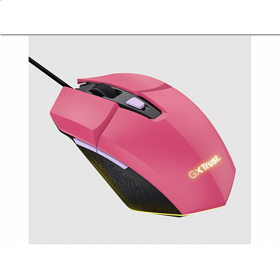TRUST miš GXT109P FELOX gaming, pink