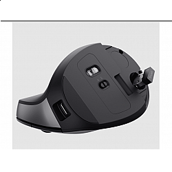 TRUST miš  BAYO II ERGO bežični, rechargable, crna