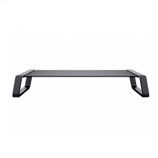 TRUST postolje za monitore MONTA GLASS, crna
