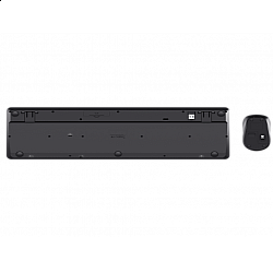 TRUST tastatura+miš ODY II bežični set, Silent, SRB, crna