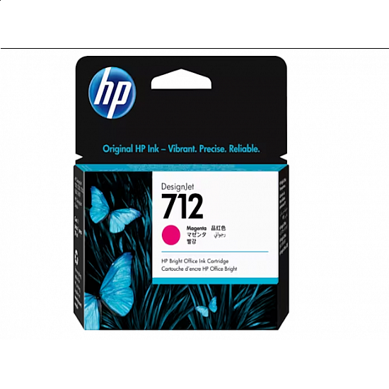 HP 712 29-ml Magenta DesignJet Ink Cartridge HP 712 29-ml Magenta DesignJet Ink Cartridge