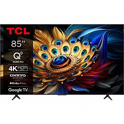 TCL televizor 85C655, QLED, 85" , 4K UHD, 60Hz, Google TV, crna