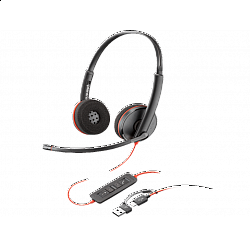 HP slušalice Poly BW 3220 Stereo USB-C HS +USB-C, A, crna
