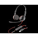 HP slušalice Poly Blackwire 3225 Stereo USB-C Headset +3.5mm Plug +USB-C, A Adapter, 8X229AA, crna