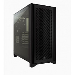 CORSAIR kućište 4000D AIRFLOW Mid-Tower, ATX, kaljeno staklo, bez napajanja, crna