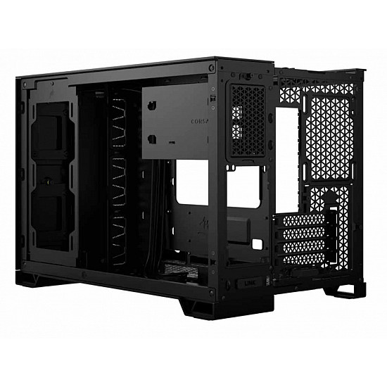 CORSAIR kućište 2500D AIRFLOW Mid-Tower, ATX, kaljeno staklo, bez napajanja, crna