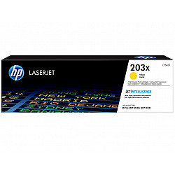 HP 203X High Yield Yellow Original LaserJet Toner Cartridge (CF542X)
