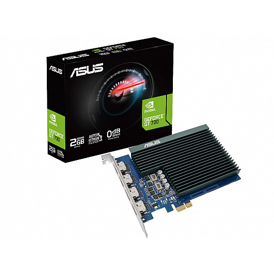 ASUS grafička karta GT730-4H-SL-2GD5  NVD, 2GB, GDDR5, 64bit, crna