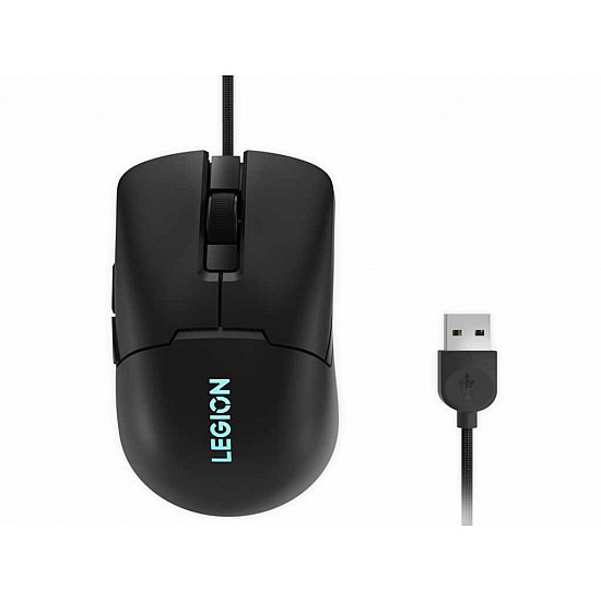 LENOVO miš Legion M300s žičniRGB, Gaming, 8000dpi, crna