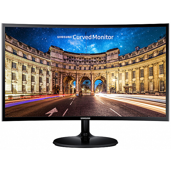 SAMSUNG Monitor LC24F390FHRXEN 24", VA,zakrivljen, 1920x1080, 75Hz, VGA,HDMI, Freesync, VESA, crna