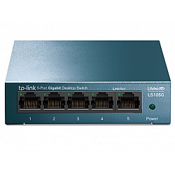 TP-LINK switch  LS108G LiteWave Gigabit 8xRJ-45, 10, 100, 1000Mbps, metalno kućište
