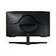 SAMSUNG monitor LS27CG552EUXEN 27" , VA,zakrivljen, 2560x1440, 165Hz, 1ms MPRT, HDMI,DP, freesync, VESA, crna