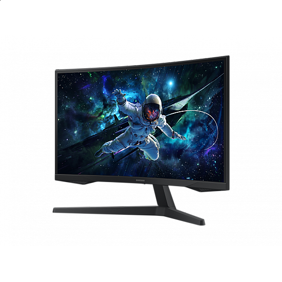 SAMSUNG monitor LS27CG552EUXEN 27" , VA,zakrivljen, 2560x1440, 165Hz, 1ms MPRT, HDMI,DP, freesync, VESA, crna