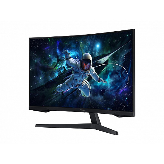 SAMSUNG monitor LS32CG552EUXEN 32" , VA,zakrivljen, 2560x1440, 165Hz, 1ms MPRT, HDMI,DP, freesync, VESA, crna