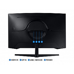 SAMSUNG monitor LS32CG552EUXEN 32" , VA,zakrivljen, 2560x1440, 165Hz, 1ms MPRT, HDMI,DP, freesync, VESA, crna
