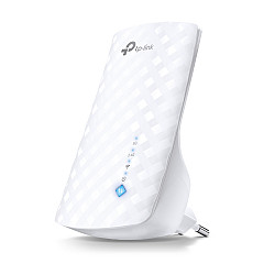 TP LINK AC750 Wi-Fi range extender 433Mbps at 5GHz +300Mbpsat 2,4Ghz 3 interne antene (RE190)