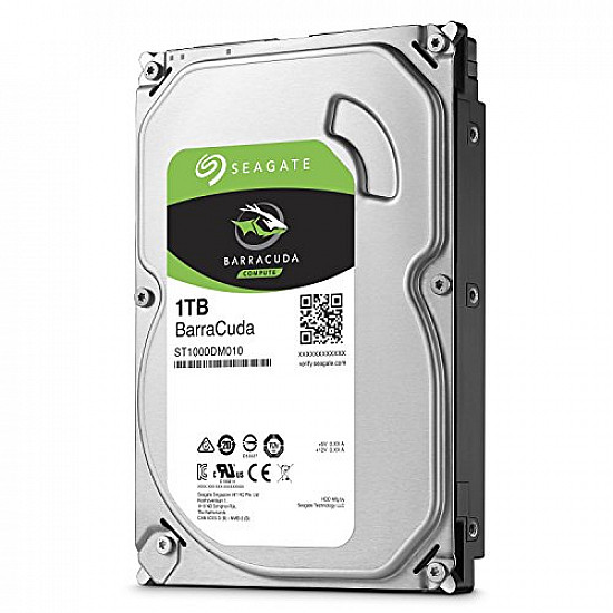 SEAGATE Hard disk Barracuda ST1000DM010 interni, 1TB, 3.5", SATA 3, siva