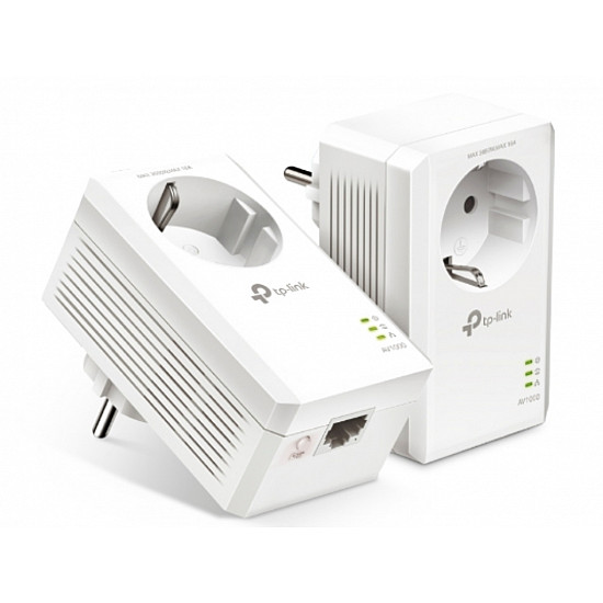 TP-LINK powerline adapter  TL-PA7017P KIT AV1000, 1GB, HomePlug AV2, HomePlug AV, 300m, utičnica