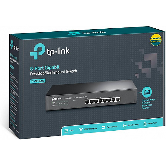 TP-Link svič 10, 100, 1000 8-port  TL-SG1008