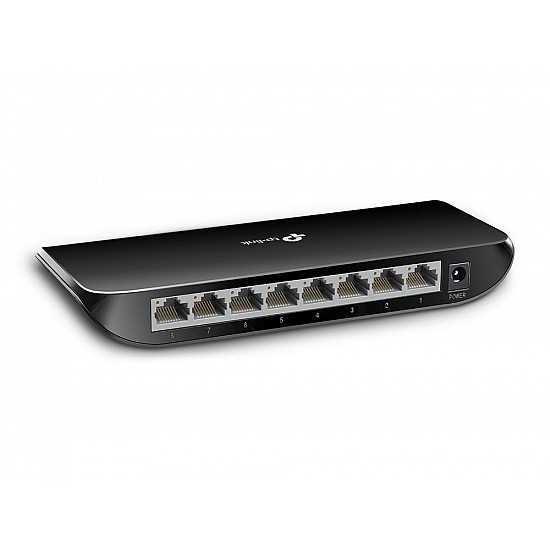 TP LINK switch gigabit 8x RJ45 10, 100, 1000Mbps plastično kućište TL-SG1008D