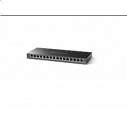 TP-LINK Switch TL-SG116E Gigabit, 16xRJ45, 10, 100, 1000Mbps, eSmart, Desktop metalno kuciste