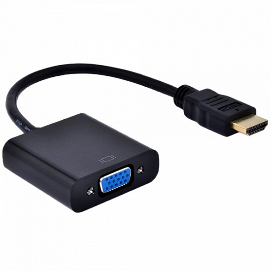 GEMBIRD HDMI to VGA with audio Black