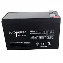 Europower UPS Battery ES12-7 12V 7Ah