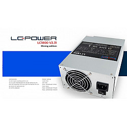 LC Power napajanje 1800W  LC1800 ATX V2.31 Mining Edition