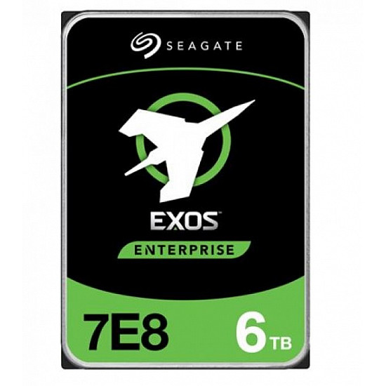 SEAGATE Exos 7E8, 3.5 ,  6TB ,  256MB ,  SATA ,  7200 rpm, ST6000NM021A