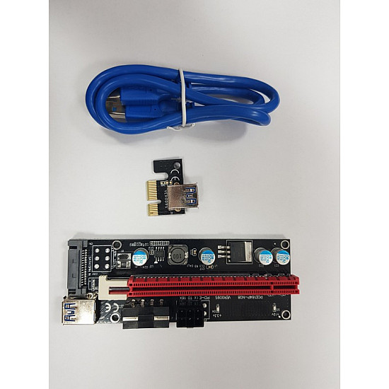 Adapter NoNAME USB Riser, Extender 3 konektora 009s