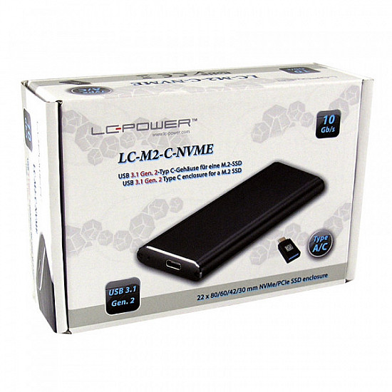 LC Power HDD Rack  LC-M2-C-NVME USB3.1 Gen.2