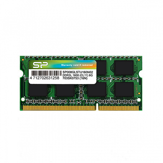 Silicon Power RAM SODIMM DDR3L 8GB 1600MHz  SP008GLSTU160N02