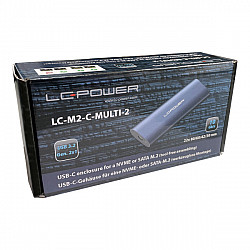 LC Power HDD Rack LC-M2-C-MULTI-2 NVME ,  SATA M2 Type C