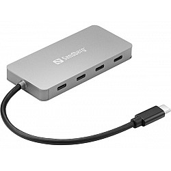 Sandberg USB HUB 4 port USB C - USB C 136-41