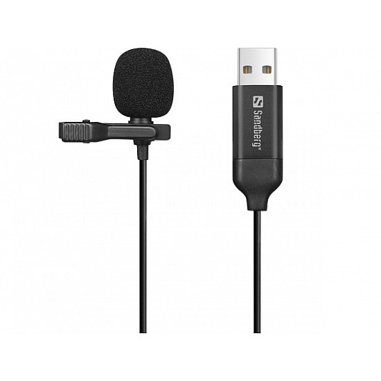 Sandberg USB streamer mikrofon Clip 126-40
