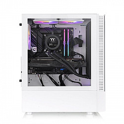 Thermaltake kućište View 200 TG ARGB x3, WHITE, Window, SPCC, Tempered Glass