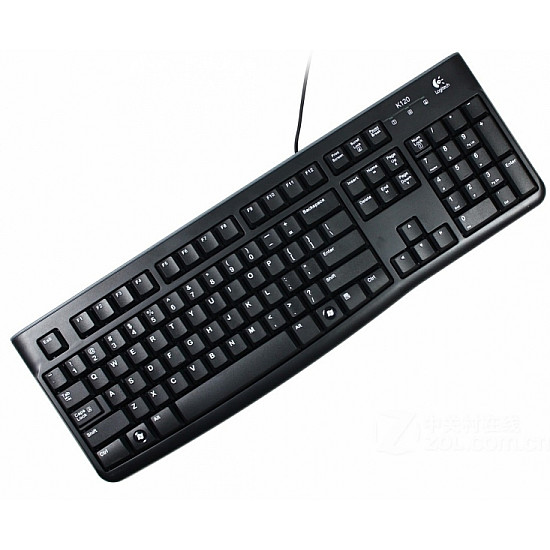 Logitech tastatura USB K120 OEM US Black 920-002479