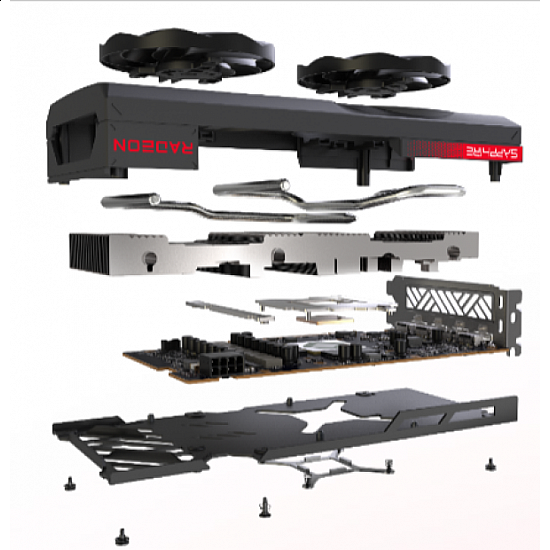 Sapphire SVGA Radeon RX 7600 Gaming OC Pulse 8GB GDDR6, 11324-01-20G