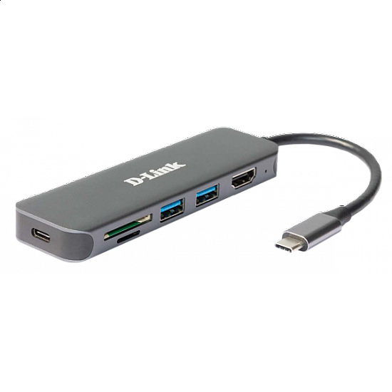 D-Link docking DUB-2327 6in1 USB-C - HDMI, USB3.0x2, CR, PD D-Link docking DUB-2327 6in1 USB-C - HDMI, USB3.0x2, CR, PD