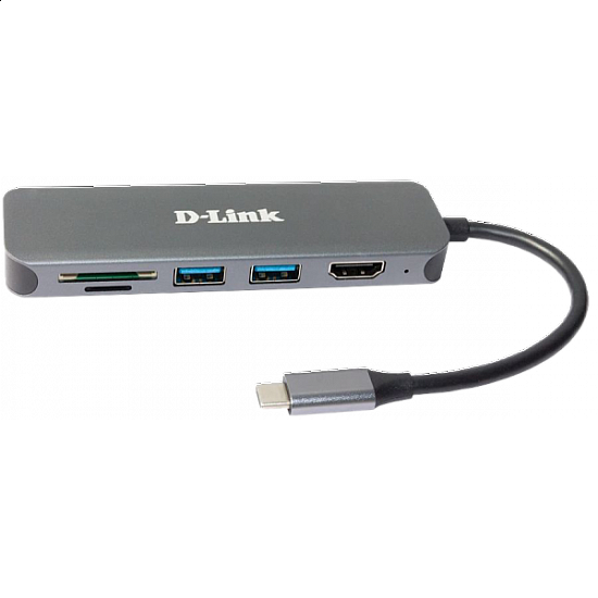 D-Link docking DUB-2327 6in1 USB-C - HDMI, USB3.0x2, CR, PD D-Link docking DUB-2327 6in1 USB-C - HDMI, USB3.0x2, CR, PD