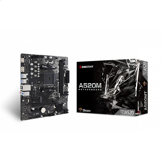 Biostar MB AM4 A520MT 2xDDR4, M.2, HDMI, DP