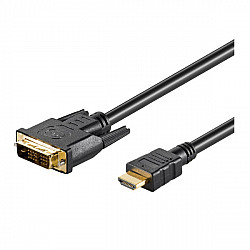 Stars Solutions kabl  HDMI na DVI 24+1 crni 1.8m