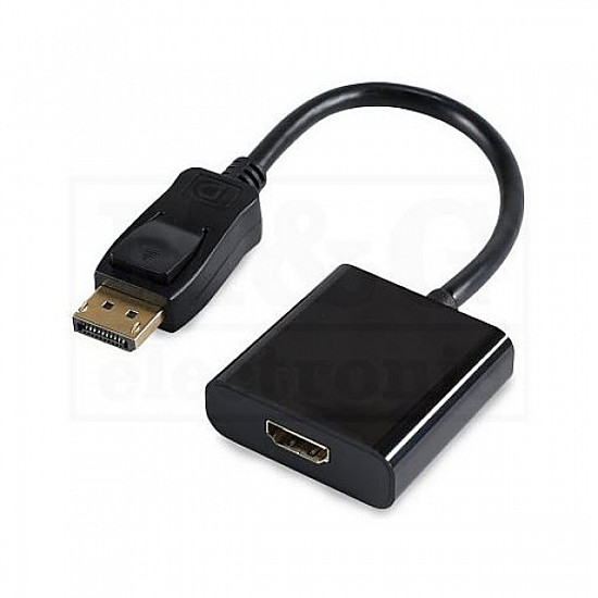 Stars Solutions adapter  DP na HDMI crni