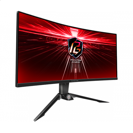 AsRock monitor 34" PG34WQ15R2B VA 3440x1440, 165Hz, 1ms, HDMIx2, DP, zvučnici AsRock monitor 34" PG34WQ15R2B VA 3440x1440, 165Hz, 1ms, HDMIx2, DP, zvučnici